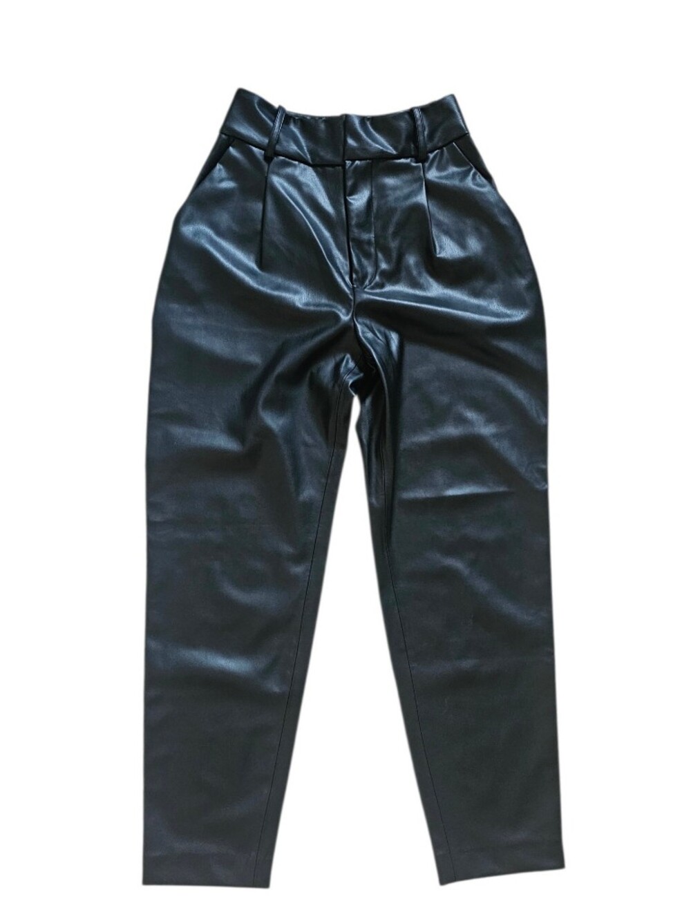 Zara Faux Leather High Waisted Trouser